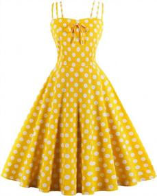 img 4 attached to Vintage Rockabilly Swing Dress Inspired By Audrey Hepburn, Perfect For Women From Nihsatin