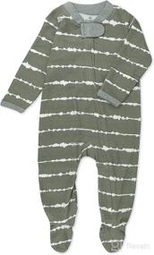 img 4 attached to HonestBaby Organic Cotton Pajamas Rainbow Apparel & Accessories Baby Boys ... Clothing