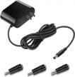 12v ac adapter power cord compatible with roku 3 4230ca, 2 2720r, 1 2710r streaming media player replacement charger logo