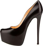 👠 yolkomo stiletto platform fashion women's shoes - invisible pumps logo