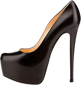 img 4 attached to 👠 Yolkomo Stiletto Platform Fashion Women's Shoes - Invisible Pumps