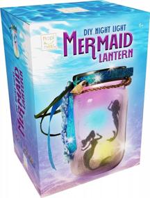 img 4 attached to Mermaid Lantern Night Light Kit - Creative DIY Arts And Crafts Toy Gift For Girls, Ages 6-10+ Years