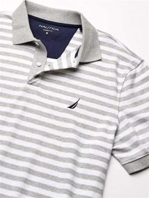 img 2 attached to 👕 Nautica Classic Cotton Sleeve Stripe Men's Shirts - Top-rated Clothing for Style and Comfort