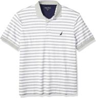 👕 nautica classic cotton sleeve stripe men's shirts - top-rated clothing for style and comfort logo