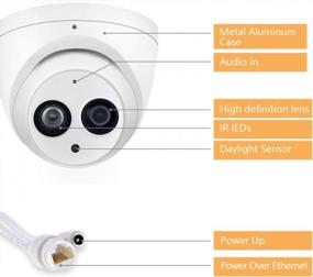 img 2 attached to VIKYLIN 6MP POE Dome Security Camera With Mic And 2.8Mm Lens - Indoor/Outdoor Surveillance System With 165FT IR Night Vision, H.265+, WDR, 3D DNR, IP67 Waterproofing