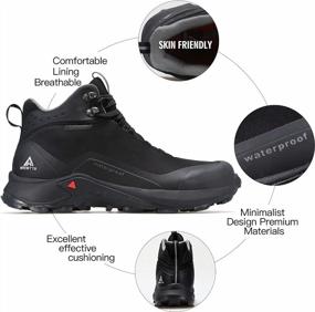 img 1 attached to Conquer Any Trail With HUMTTO Men'S All-Terrain Waterproof Hiking Boots