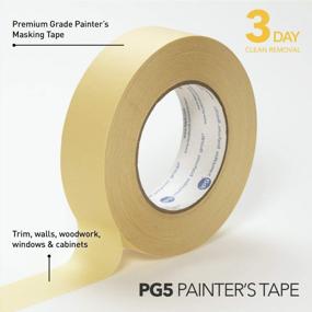img 3 attached to 6-Pack IPG PG5 3-Day Tan Masking Tape 1.41" X 60 Yd - Bulk Buy!