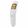 fda-approved amplim non contact digital forehead thermometer for adults, kids & babies - white logo