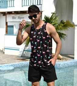 img 1 attached to Men'S Summer Sleeveless Tank Top 3D Printed Graphic Workout Casual Holiday Shirt