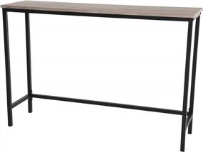 img 4 attached to Modern Console Table For Hallway Entryway Living Room - Zenvida Sofa Table