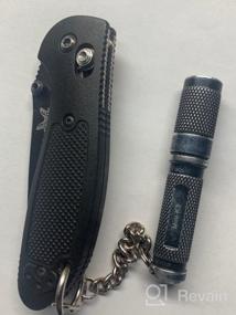 img 8 attached to Mini AAA Keychain Flashlight - Nitefox K3 With 150 Lumens And 3 Brightness Levels - Small, Waterproof Torch For EDC, Camping, Hiking, Dog Walking, Reading, Sleep, And Emergencies