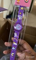 img 1 attached to Waterproof Unicorn Silicone Kids Watch - 3D 🦄 Cartoon Design for Girls Aged 3-10, Ideal Toddler Gift review by Erin Renee