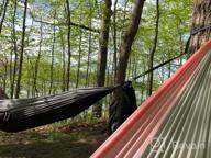 img 1 attached to Experience Ultimate Comfort With AnorTrek Camping Hammock - Lightweight, Portable And Durable For Backpacking, Hiking And Camping! review by Bob Ramthun