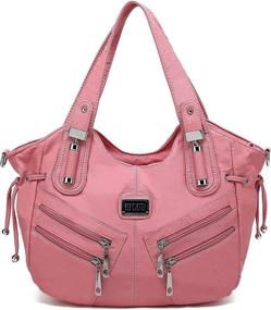 img 4 attached to Плечи Scarleton Zippers Washed Shoulder H147601 Women's Handbags & Wallets and Shoulder Bags