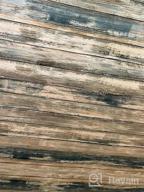 img 1 attached to Transform Your Home With Self-Adhesive Wood Plank Wallpaper - 17.71"X78.7" Peel And Stick Decorative Vintage Panel review by Maurice Malek