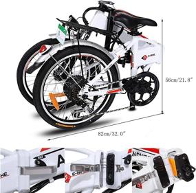 img 1 attached to Aceshin 20-Inch Folding E-Bike With 7-Speed, 36V Lithium Battery And 250W Motor For Adults