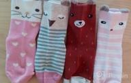 img 1 attached to Cotton Socks for Baby, Toddler, Little and Big Girls and Boys by SUNBVE review by Felicia Evans
