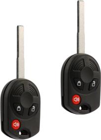 img 2 attached to 2 Key Fob Keyless Entry Remote Fits Ford Escape Fiesta Transit Connect 2011-2016 High Security (OUCD6000022 164-R8007)