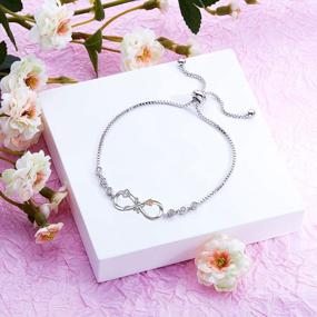 img 1 attached to Infinity Love Bracelets: The Perfect Birthday And Valentine'S Day Gift For Women And Girls