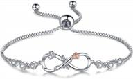 infinity love bracelets: the perfect birthday and valentine's day gift for women and girls logo