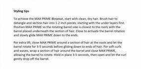 img 3 attached to Instyler MAX 1.25” 2-Way Purple Iron Professional Tourmaline Ceramic Iron Ionic Bristles Straighten, Style & Curl Hair I Adds Volume & Shine Frizz Reducing Tool (IS2-32PUU1-00485)