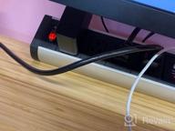 img 1 attached to Convenient Desk Clamp Power Station With USB C, 3 Outlets & 3 USB Ports - Removable Mount For 9.80 FT Extension Cord review by Donny Collins