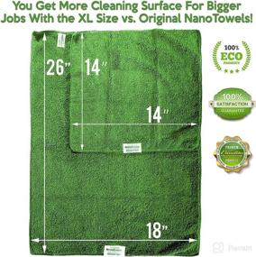 img 1 attached to 🌪️ Life Miracle Nano Towels Supersized: The Revolutionary All-Purpose Cleaning Wipes Replacing Paper Towels and Toxic Chemical Cleaners