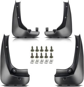 img 4 attached to Premium Mud Flaps Splash Guards: Replacement Set for BMW F25 X3 2011-2016 SUV - Front and Rear Side Protectors