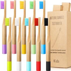 img 4 attached to Natural Toothbrushes for Toddlers and Children - Enhance Oral Care Safely