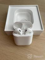 img 1 attached to Apple AirPods 2 wireless headphones with charging case MV7N2 RU, white review by Kio Vazquez ᠌