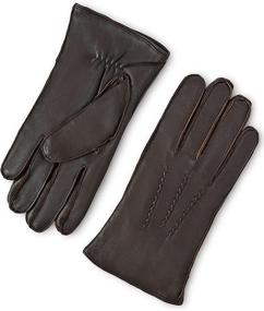 img 4 attached to YISEVEN Touchscreen Classical Sheepskin Motorcycle Men's Accessories ... Gloves & Mittens