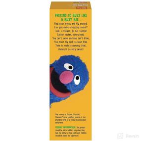 img 2 attached to 🍯 Earth's Best Organic Sesame Street Toddler Snacks: Crunchin' Honey Sticks Grahams - 5.3 Oz Box (Pack of 6)
