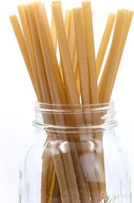 img 3 attached to 🌿 LK3 Certified Compostable Sugarcane Straws 200 Pack: Sustainable, Biodegradable, Plant-Based Drink Straws - ASTM D6400 Compliant, Plastic-Free Alternative to Paper Straws (Unwrapped)