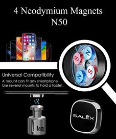 img 2 attached to SALEX Magnetic Car Mount Car Electronics & Accessories best: Car Electronics Accessories