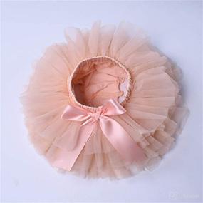 img 2 attached to Anbaby Baby Girls Tutu Bloomers Set - Toddler Tutu Skirt Diaper Cover with Lace Headband