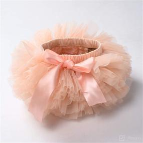 img 3 attached to Anbaby Baby Girls Tutu Bloomers Set - Toddler Tutu Skirt Diaper Cover with Lace Headband