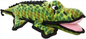 img 3 attached to TUFFY - World'S Tuffest Soft Dog Toy - Ocean Alligator-Squeakers - Multiple Layers. Made Durable, Strong & Tough. Interactive Play (Tug, Toss & Fetch). Machine Washable & Floats. (Regular)