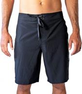 premium 4-way stretch maui rippers men's 21" board shorts with extra-large pockets for ultimate style and function logo