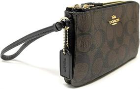 img 1 attached to Coach Signature Double Corner Wristlet Women's Handbags & Wallets ~ Wristlets