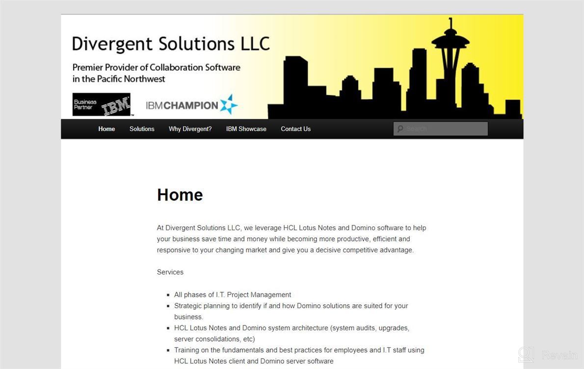 img 1 attached to Divergent Solutions LLC review by Mark Walsh