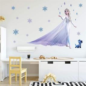 img 3 attached to Decorstyle Princess-2 Giant Wall Decals for Kids Rooms and Nursery: Peel & Stick, Large, Removable Vinyl Stickers - Premium, Eco-Friendly, Bring Your Walls to Life!