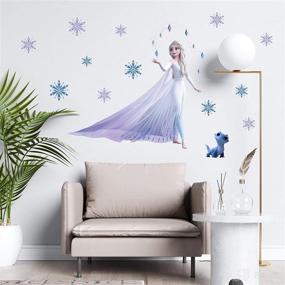 img 2 attached to Decorstyle Princess-2 Giant Wall Decals for Kids Rooms and Nursery: Peel & Stick, Large, Removable Vinyl Stickers - Premium, Eco-Friendly, Bring Your Walls to Life!