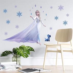 img 4 attached to Decorstyle Princess-2 Giant Wall Decals for Kids Rooms and Nursery: Peel & Stick, Large, Removable Vinyl Stickers - Premium, Eco-Friendly, Bring Your Walls to Life!