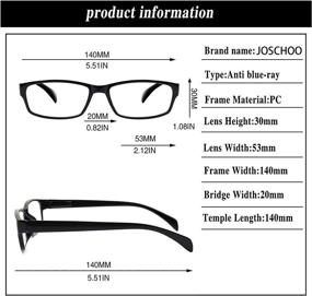 img 3 attached to Computer Reading Glasses Blocking Readers Vision Care : Reading Glasses