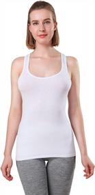 img 1 attached to Women'S Athletic Tank Top Sleeveless Workout Tops - Vislivin Racerback Tank