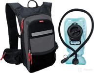 revx thermal hydration backpack with 2l bpa free bladder - keep liquids cool for hours - perfect for hiking, ocr, cycling, camping, mtb logo