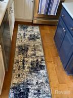 img 1 attached to Gray Distressed Abstract Area Rug, 5' X 7', By Rugshop - Achieve A Stand-Out Look For Your Home Interiors review by Johnnie Trimble