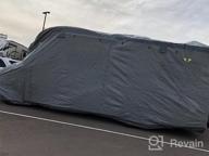 img 1 attached to Protect Your Class C Motorhome With IiSPORT'S Rip-Stop RV Dash Cover - Windproof Camper Storage Cover For 26'-29' RVs review by Tyler Vaughn