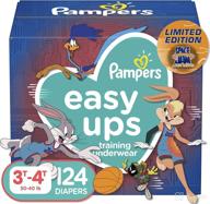 🚀 convenient and fun: pampers easy ups space jam diapers logo