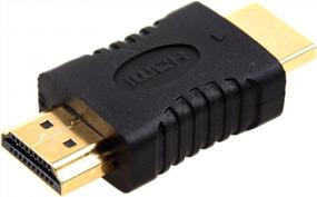 img 3 attached to ANRANK AK1913HD 19 Pin HDMI Male To HDMI Male Adapter Coupler For HDTV (2 Pack)